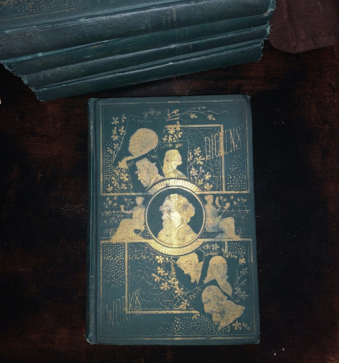 Charles Dickens 1800s Antique Illustrated Book Collections of Etsy