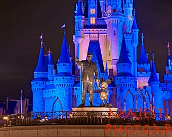 Cinderella Castle Partners Statue-Instant Digital Download