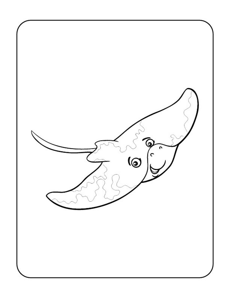 Fun Sea Creature Coloring Pages for Kids | 35+ Pages | Digital Download