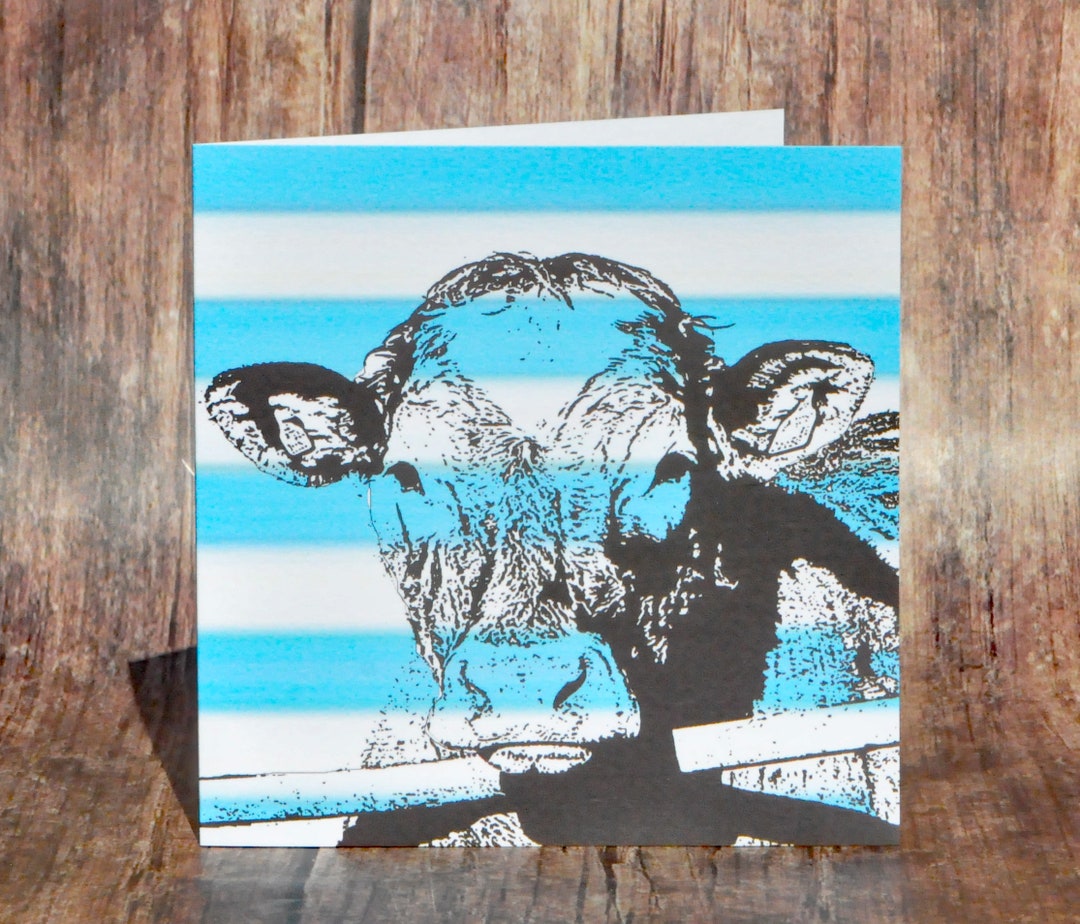 Cow Card, Farmyard Card, Cows, Farming Card, Cow, Chase Me Charlie, Cow ...