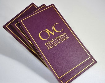luxury business card etsy
