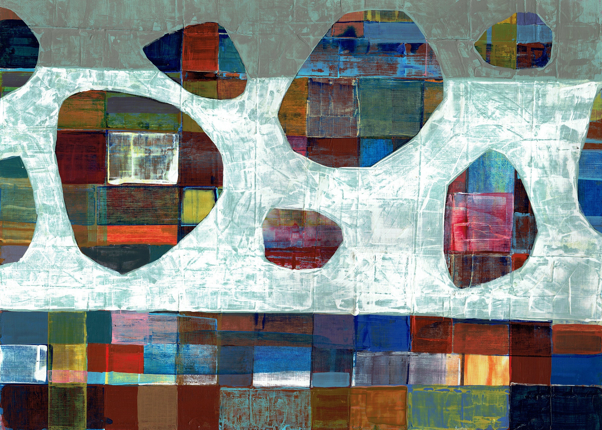 Abstract Wall art Large Print of Original Abstract Painting | Etsy