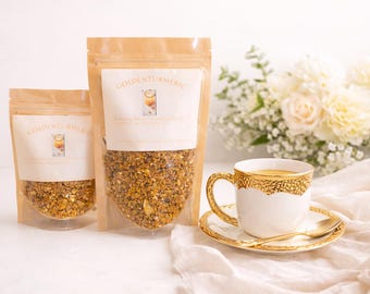 Mezcla de té de hierbas de cúrcuma y jengibre / té de hojas sueltas