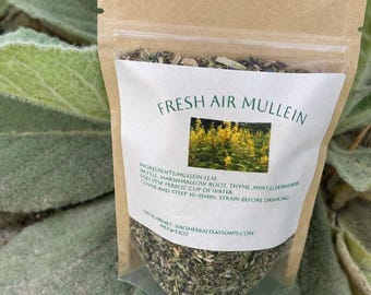 Mezcla de gordolobo para un aire fresco / Infusión de hierbas de hojas sueltas para el apoyo respiratorio