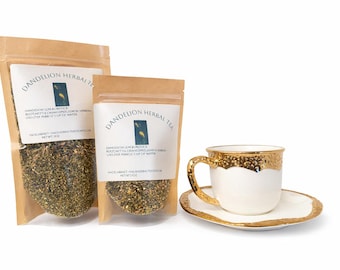 Loose leaf Dandelion Balance Tea – Detox Support | Liver Health | Caffeine-Free Herbal Root Tea 1oz