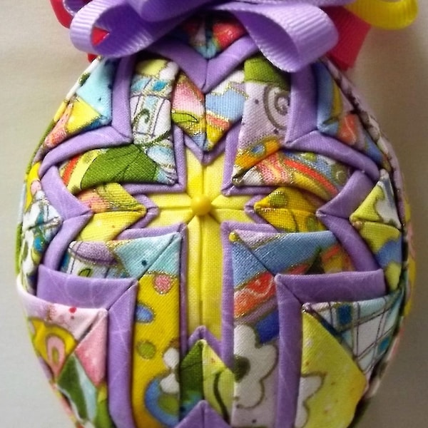 Easter Cross Quilted Ornament Digital Instructions