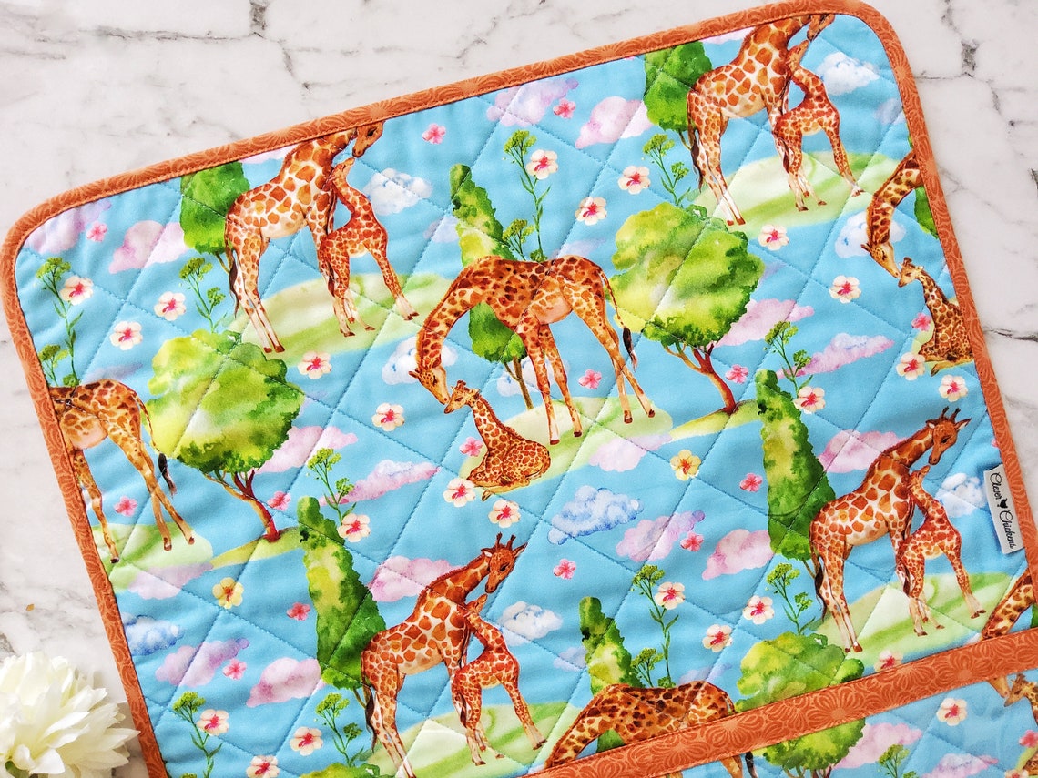 Cute Safari Animals Baby Change Mats Baby Shower Gifts Etsy