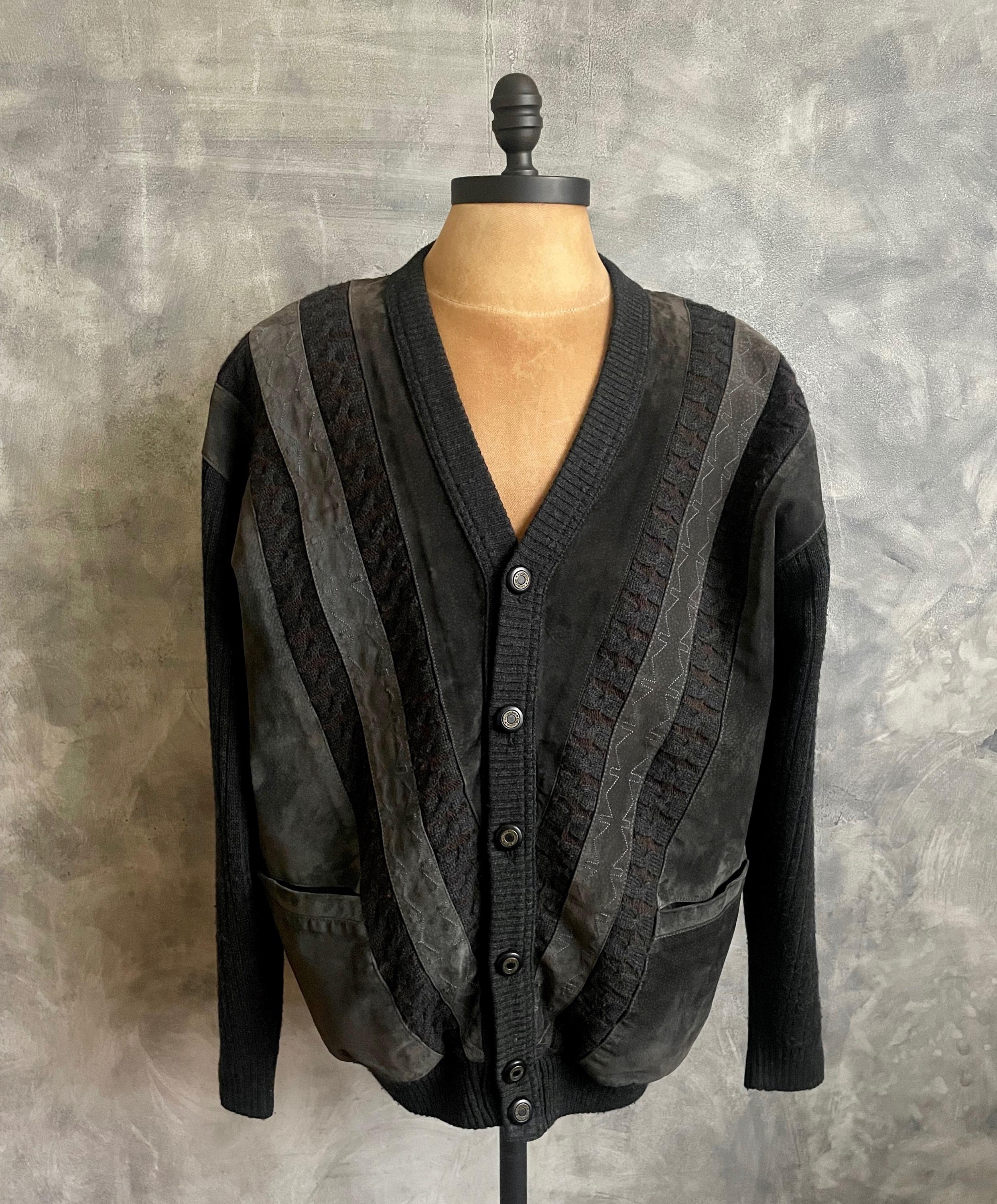 Vintage Wool Cardigan Malagrida 90 -size L - Etsy