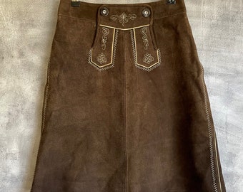 Vintage Suede Leather Oktoberfest Costume  / Bavarian shorts