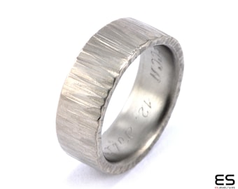 Titanium ring for man, wedding band for Men, forged titanium wedding ring, ring for men,wide titanium ring,chunky titanium ring,wedding ring