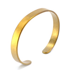 Titanium Cuff Bracelet, heat treated titanium bracelet, golden bracelet, minimalist titaniun bracelet, allergy free jewelry,titanium jewelry