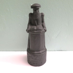 Vintage Figurine of John Knox,  Wade Whisky Miniature Figurine, Beneagles Chess Piece, c.1980s, Scottish History, Thistle and Rose