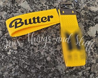 BTS Butter Keychain (Yellow)