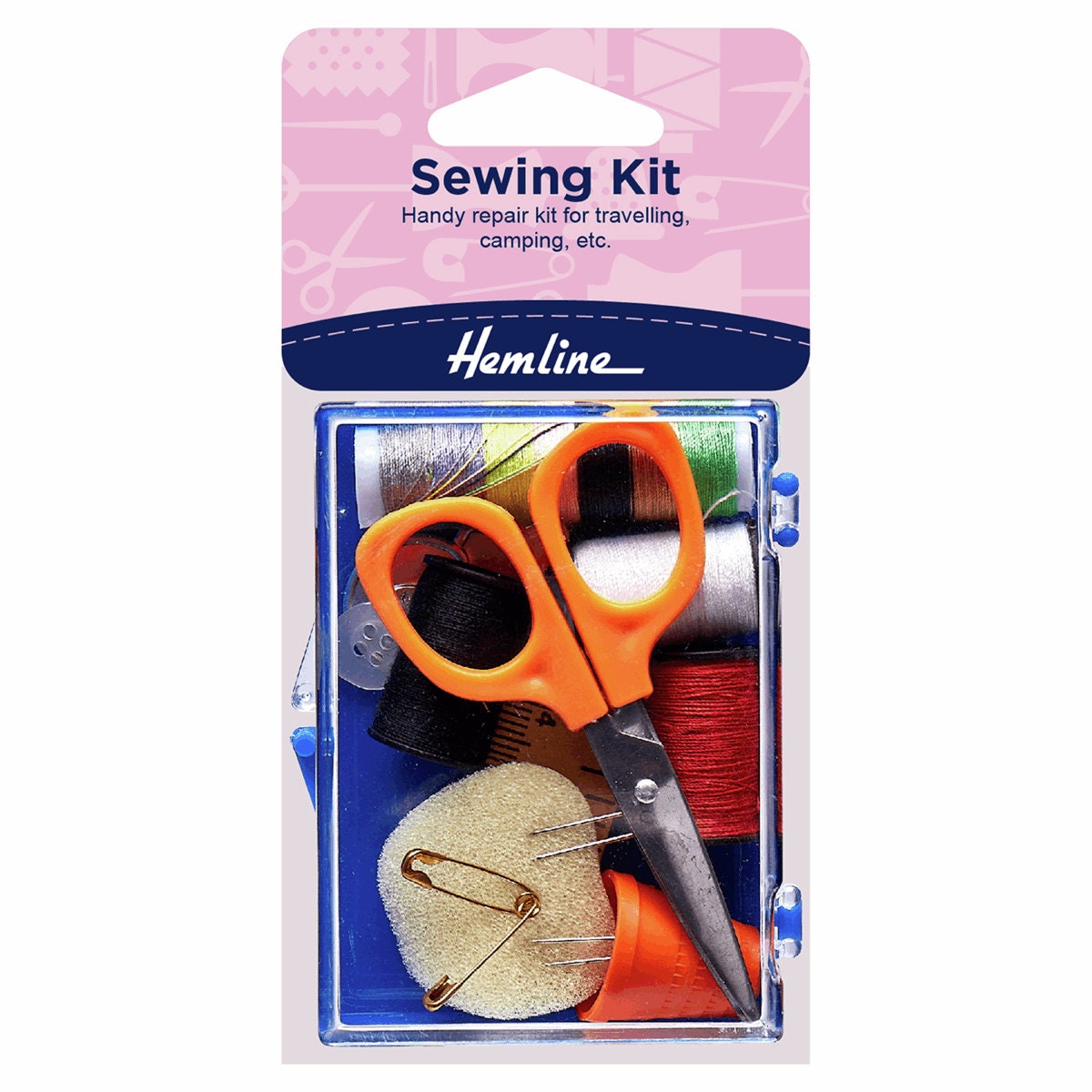 Mini Travel Sewing Kit, AUERVO DIY Premium Sewing Supplies,Basic Sewing kit  for Adults,Beginners,Home,Emergency Filled with Repair kit and Sewing