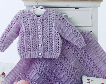 BabyPrem Cardigan Pull Prématuré Bébé – 100 % Coton Doux 0,7-3,4 Kg – Rose, Bleu, Blanc Ou Ivoire