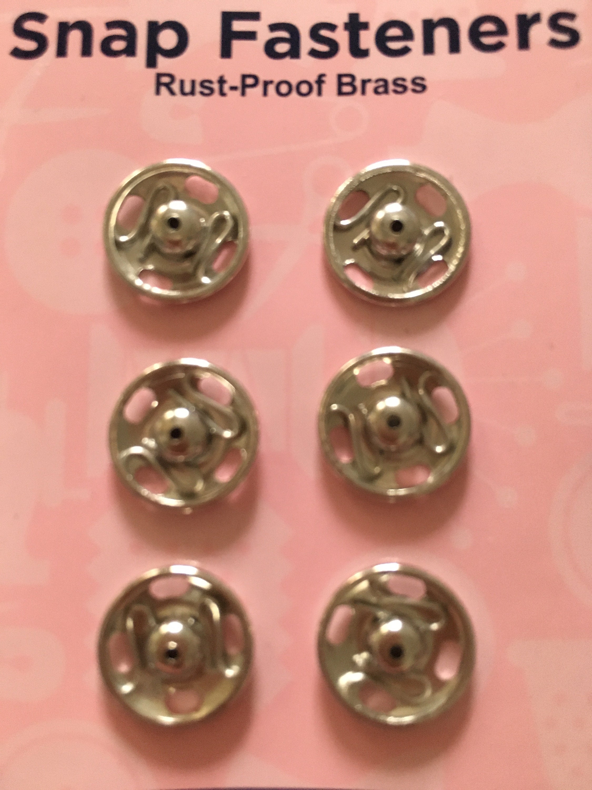 Snap Fasteners. Assorted Sizes. Press Studs. Fasteners for Coats