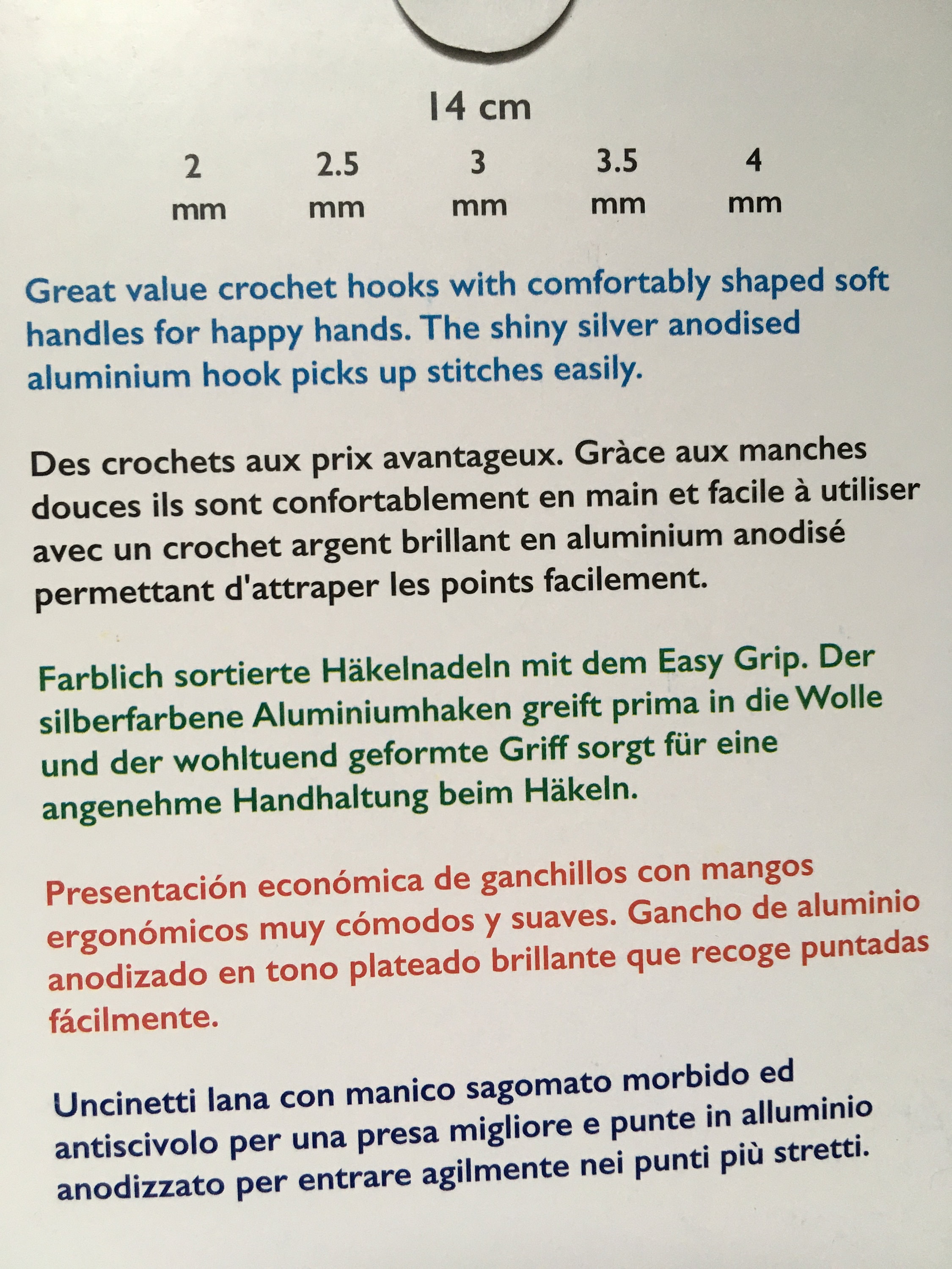 Crochet Hook Gift Set. Boxed Set of 5 Easy Grip Crochet Hooks. Etsy