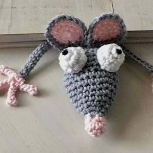 Bookmark crochet Rat,rata,fox,marcador de ganchillo,amantes de libros,ragdoll,crochet animals,frog,poupée,marque page,accesorio para libros