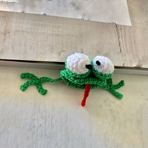 Crochet bookmark frog, rat, fox, crochet bookmark, book lovers, ragdoll, crochet animals, frog, doll, bookmark, book accessory
