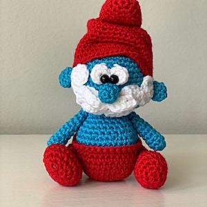 amigurumi crochet doll,Smurfette,gargamel,amigurumi,crochet doll,crochet toy,blue doll,special hand-knitted gift,schlumpfine