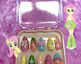 fladderende druk op de nagels