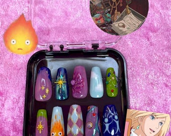 howl’s moving castle nails
