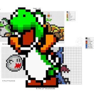 BUNDLE - Super Mario World Mega Perler Pattern Pack (Over 50 Patterns)