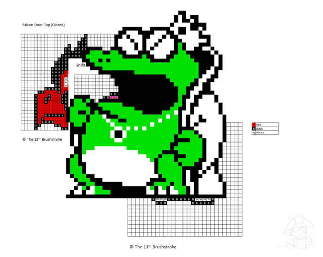 Super Mario Bros 2 Perler Pattern Pack - Etsy