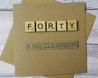 Scrabble Tile Card Etsy Scrabble Tile Card Etsy