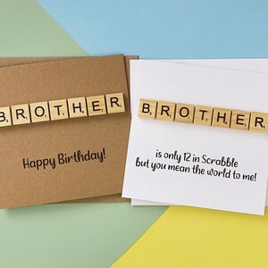 Carte Danniversaire De Scrabble Carte Faite Main Pour Nan Etsy Carte Danniversaire De Scrabble Carte Faite Main Pour Nan Etsy