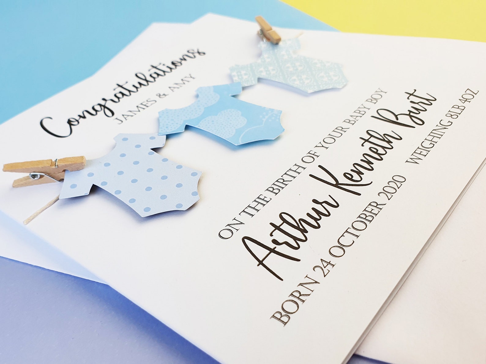 Personalised New Granddaughter Card New Grandparents Card - Etsy