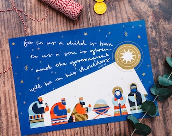 A Child is Born - Christmas Story Traditional Advent Calendar