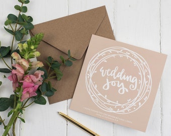 Wedding Joy Card - Song of Solomon 3:4