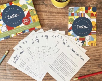 Easter Discipleship Cards - Bible Study
