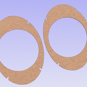 CNC / Laser DXF File 6x9 Plate to 6 1/2 Speaker Vector