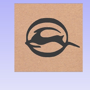 CNC / Laser DXF File Speaker Chevy Imala Logo
