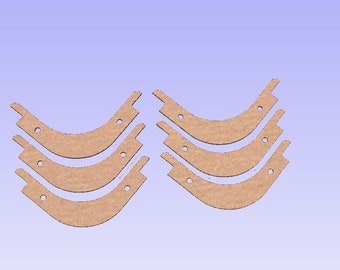 CNC / Laser DXF File Speaker Box Corners Vector