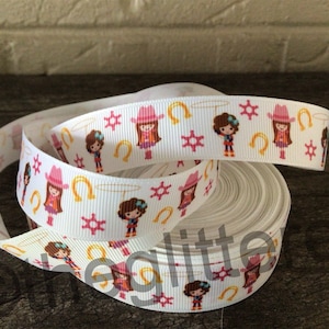 7/8&quot; cowgirl grosgrain lint