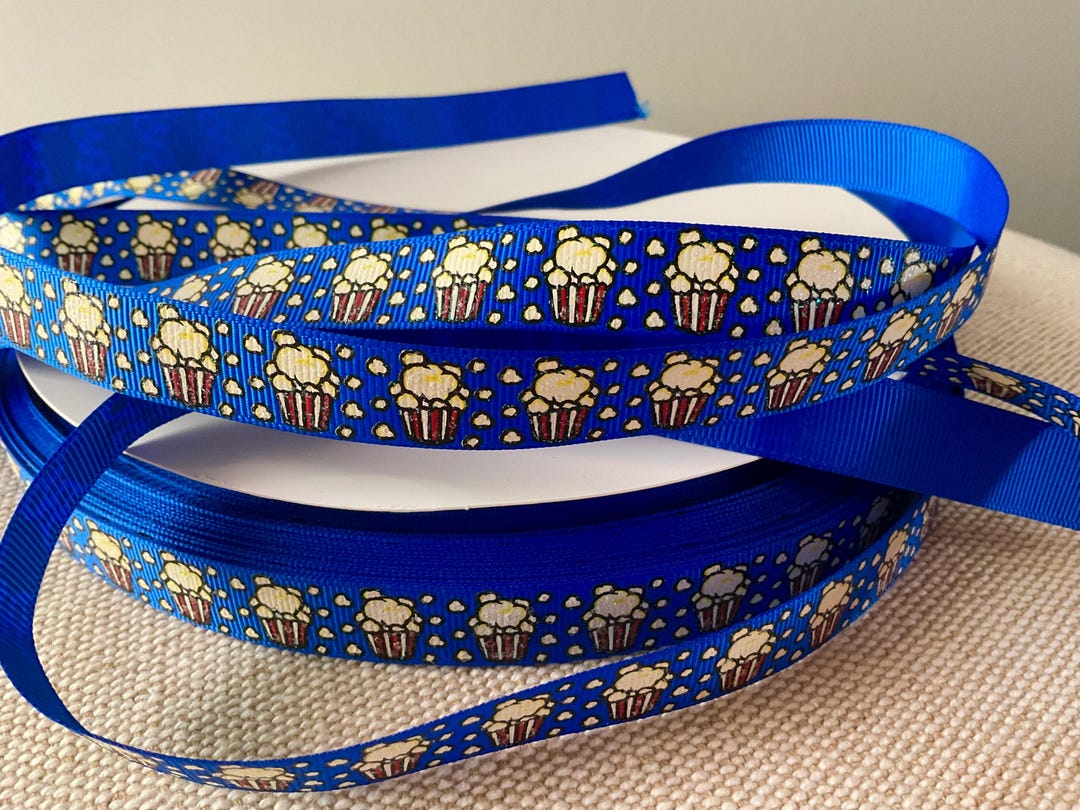5/8” Movie Theater Popcorn Grosgrain Ribbon by the Yard - Etsy