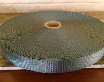 1" Charcoal Grey Heavy Duty Nylon Webbing