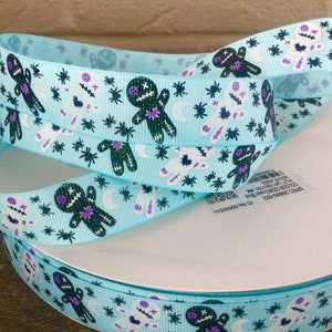 7/8 ”Halloween Voo Doo Ripsband