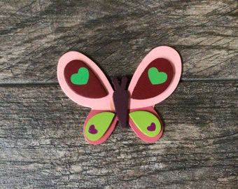 Butterfly Painted Wood Cut Out