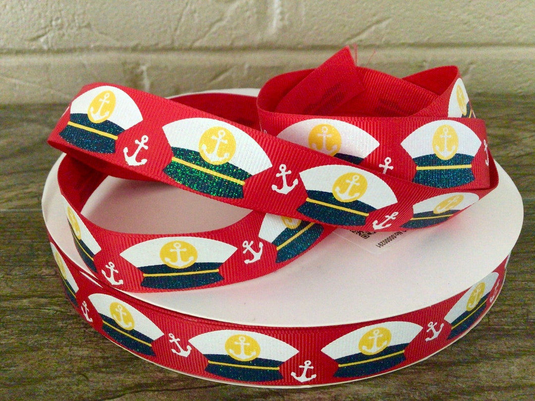 7/8 Boat Captain Hats Grosgrain Ribbon - Etsy