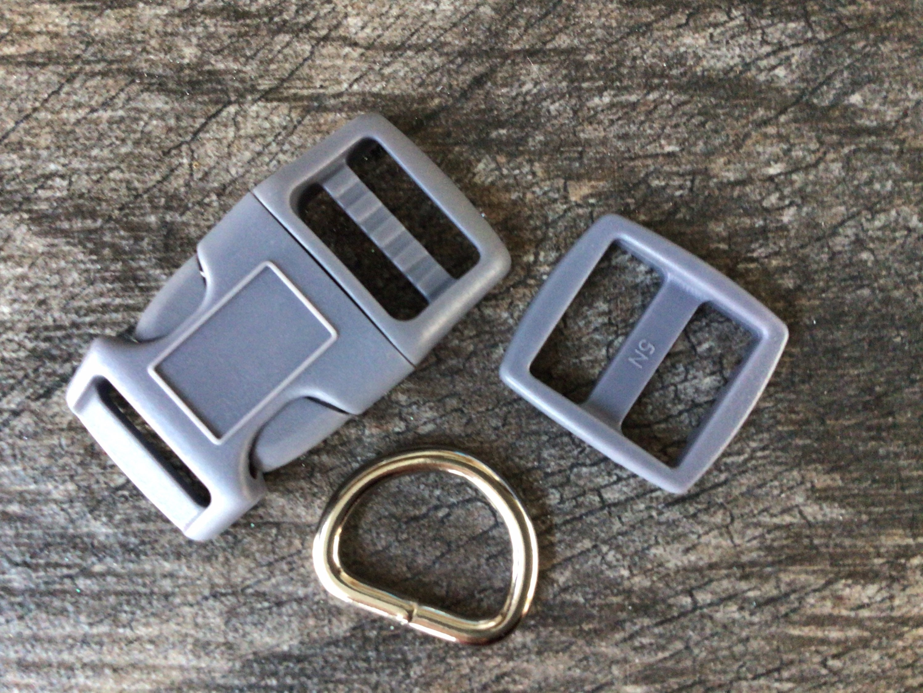 3/4 Blue Dog Collar Hardware - Buckle, Tri Glide Slide & Welded Metal D  Ring - Yahoo Shopping