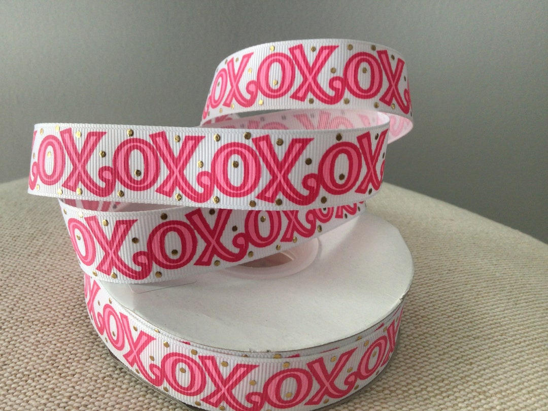 7/8” XOXO Grosgrain Ribbon - Etsy