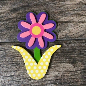 Tulip Painted Wood Cut Out