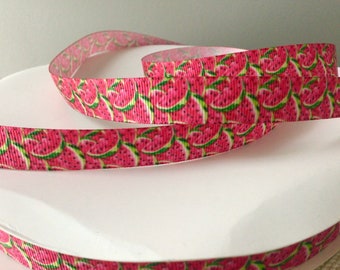 5/8” Watermelon Grosgrain Ribbon