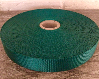 1” Dark Green Heavy Duty Nylon Webbing
