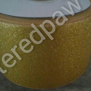 3&quot; Gold Glitter Grosgrain Ribbon