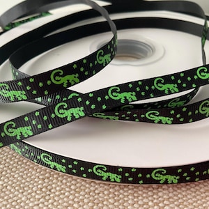 3/8” Lizard Grosgrain Ribbon By The Yard